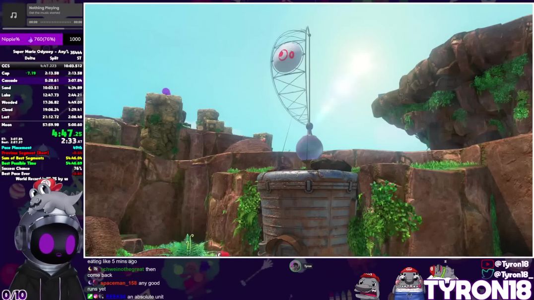 Super Mario Odyssey Any% – 55:18 Speedrun auf Switch 2 von Tyron18
