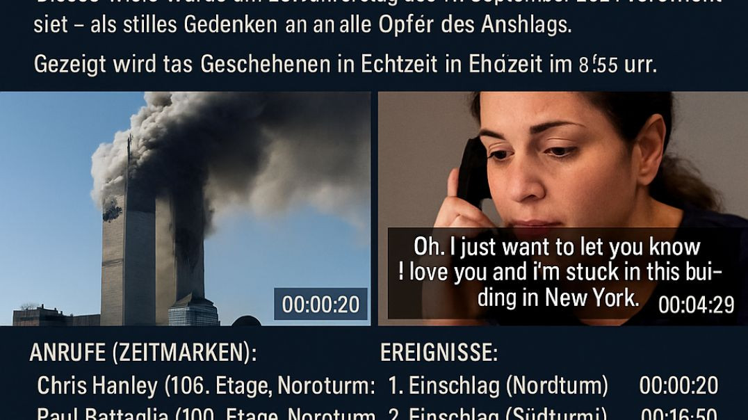 9/11 in Echtzeit – Anrufe aus den Türmen & Originalaufnahmen