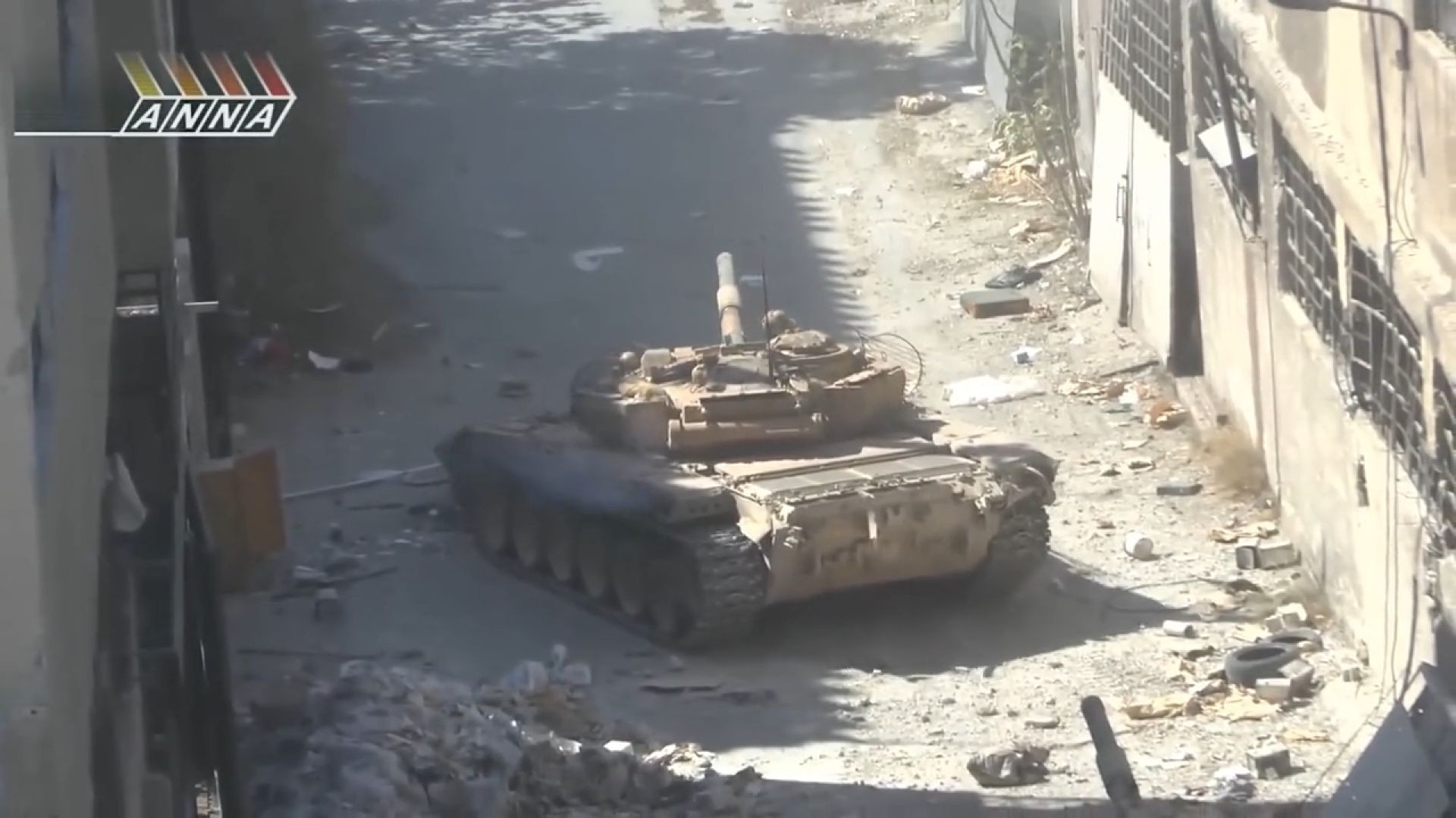 T-72 im Häuserkampf: Zerstörung in Jobar Syrien – GoPro