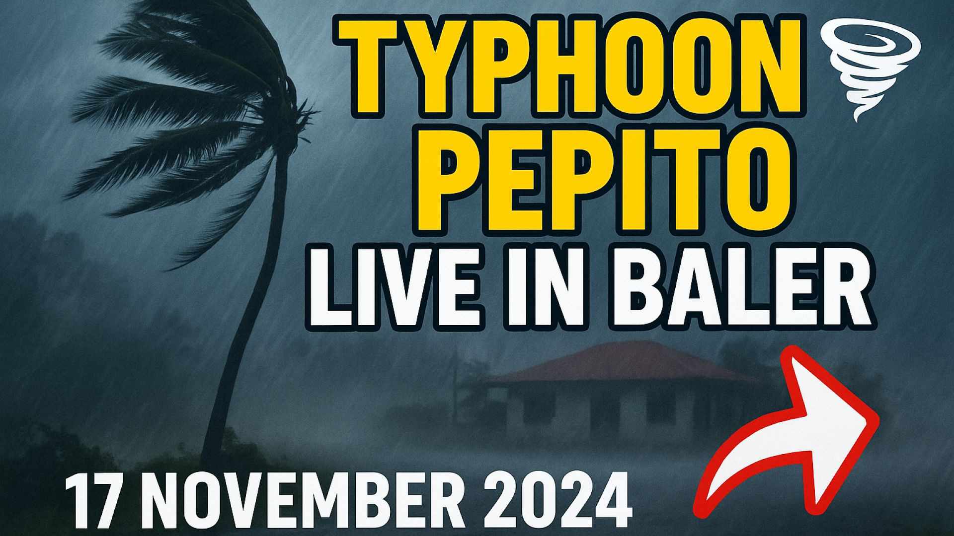 Taifun Pepito (Man-yi) Live in Baler – So lief der Sturm am 17.11.2024 | Earth Uncut TV
